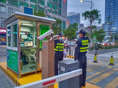 祝賀我司鐵保宏泰保安入駐勝安停車場(chǎng)安保護(hù)衛(wèi)